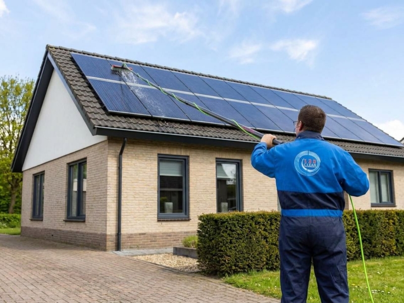 Zonnepanelen reinigen
